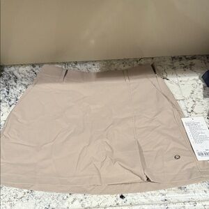 lululemon athletica Tan Skirt
